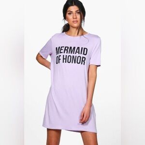 Daniella Mermaid Of Honor T-Shirt Dress